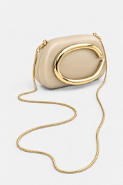 Beige Abendtasche