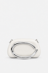 Weiße Abendtasche