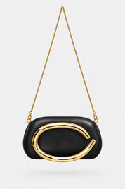 Schwarze Abendtasche