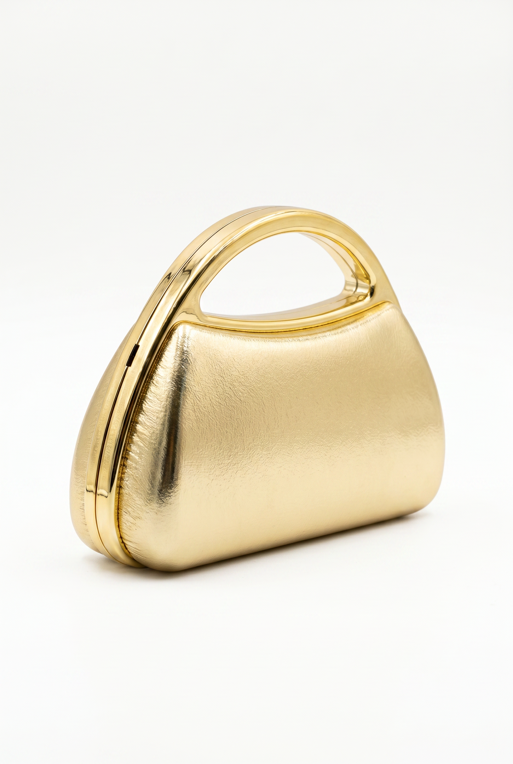 Goldene elegante Abendtasche