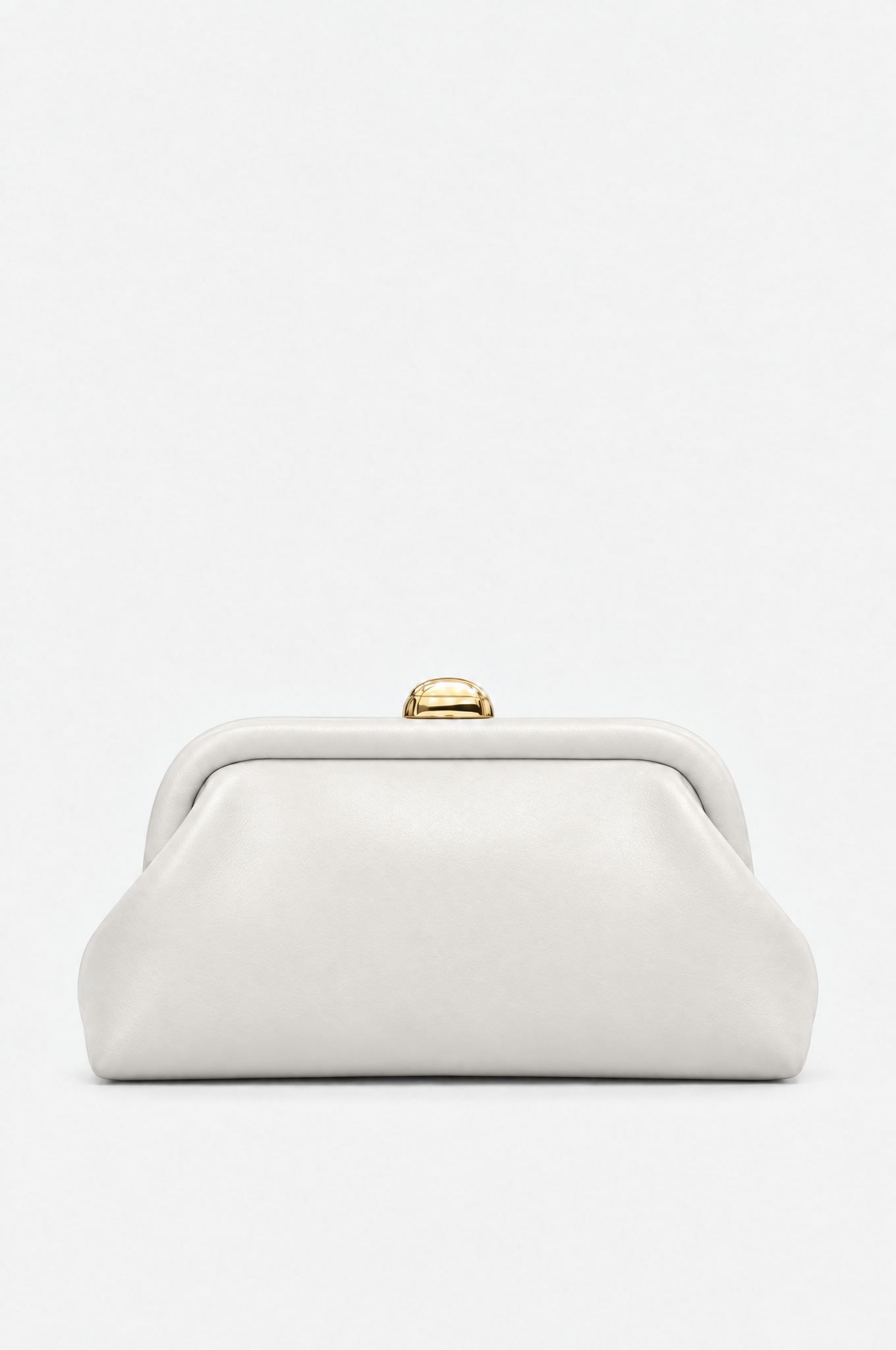 Weiße Abendtasche