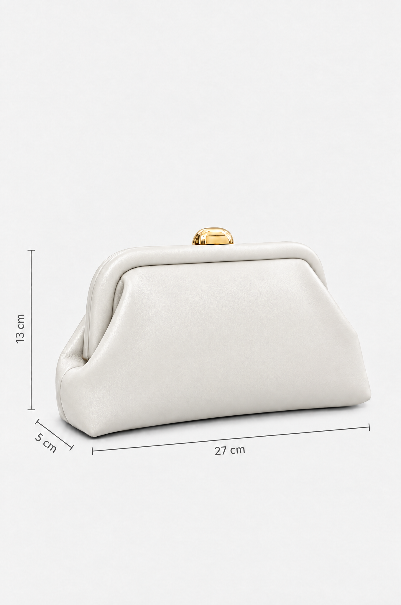 Weiße Abendtasche