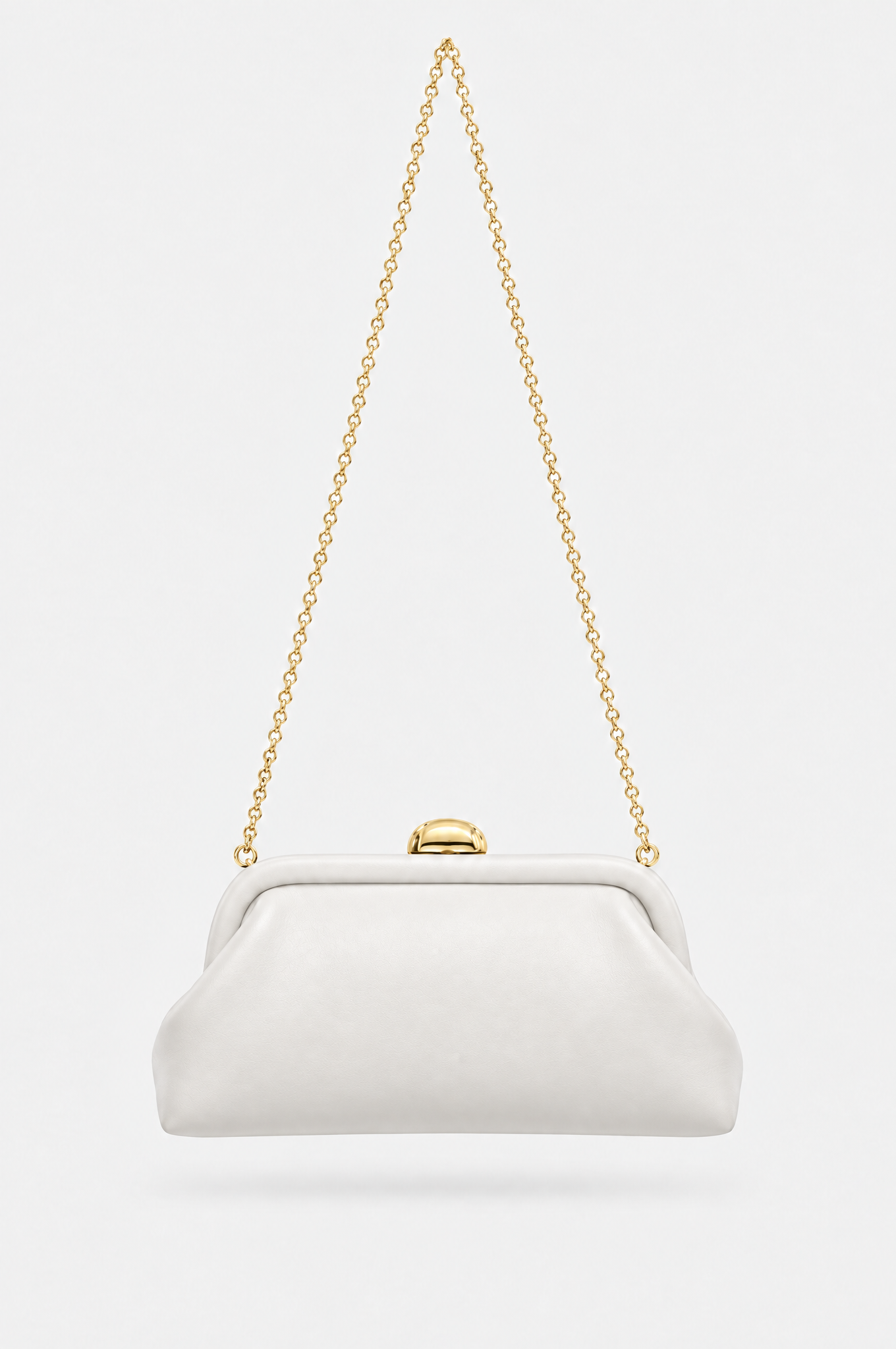 Weiße Abendtasche