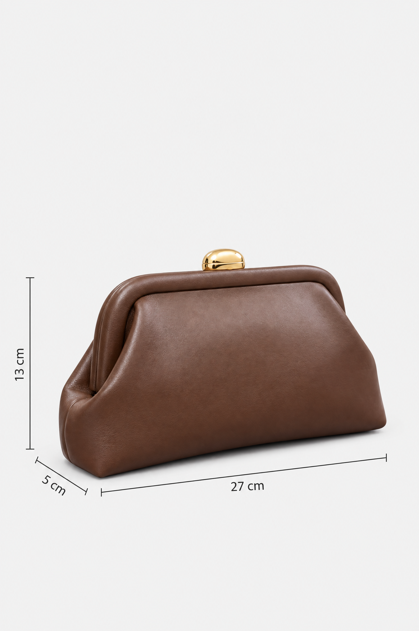 Braune Abendtasche