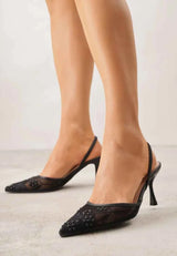 Schwarze Stilettos