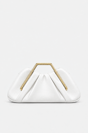 Weiße Abendtasche
