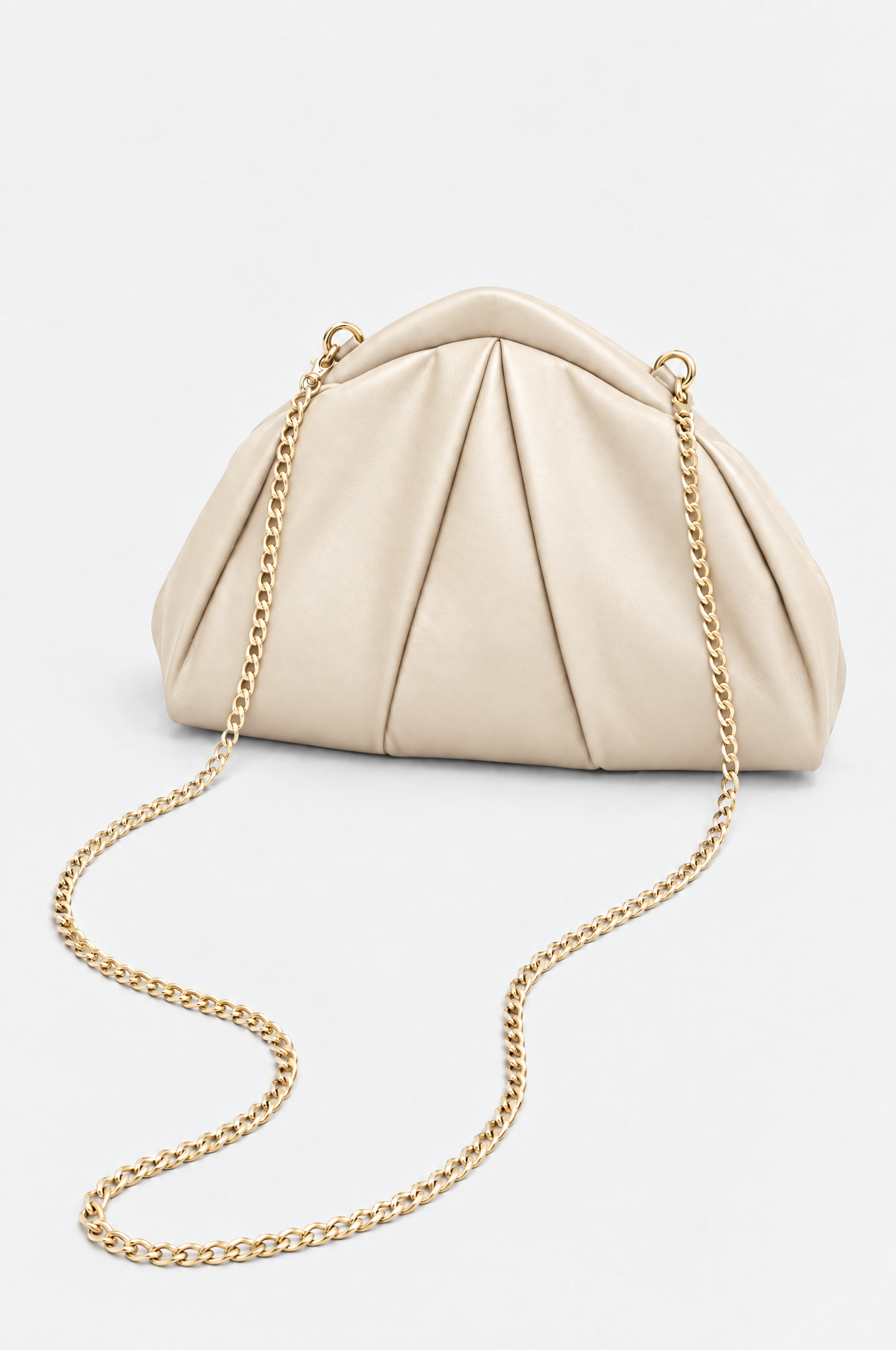 Beige Abendtasche