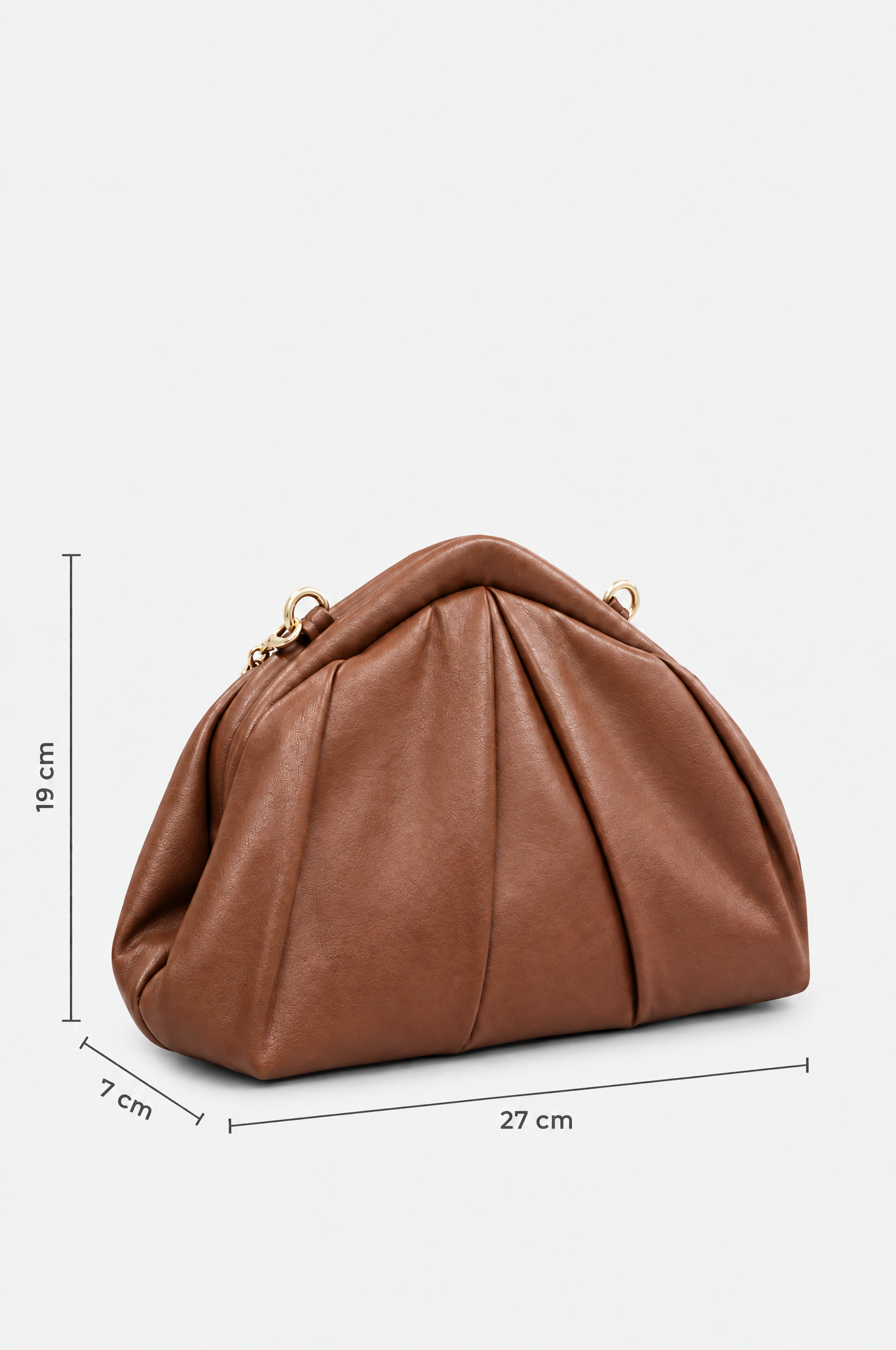 Braune Abendtasche