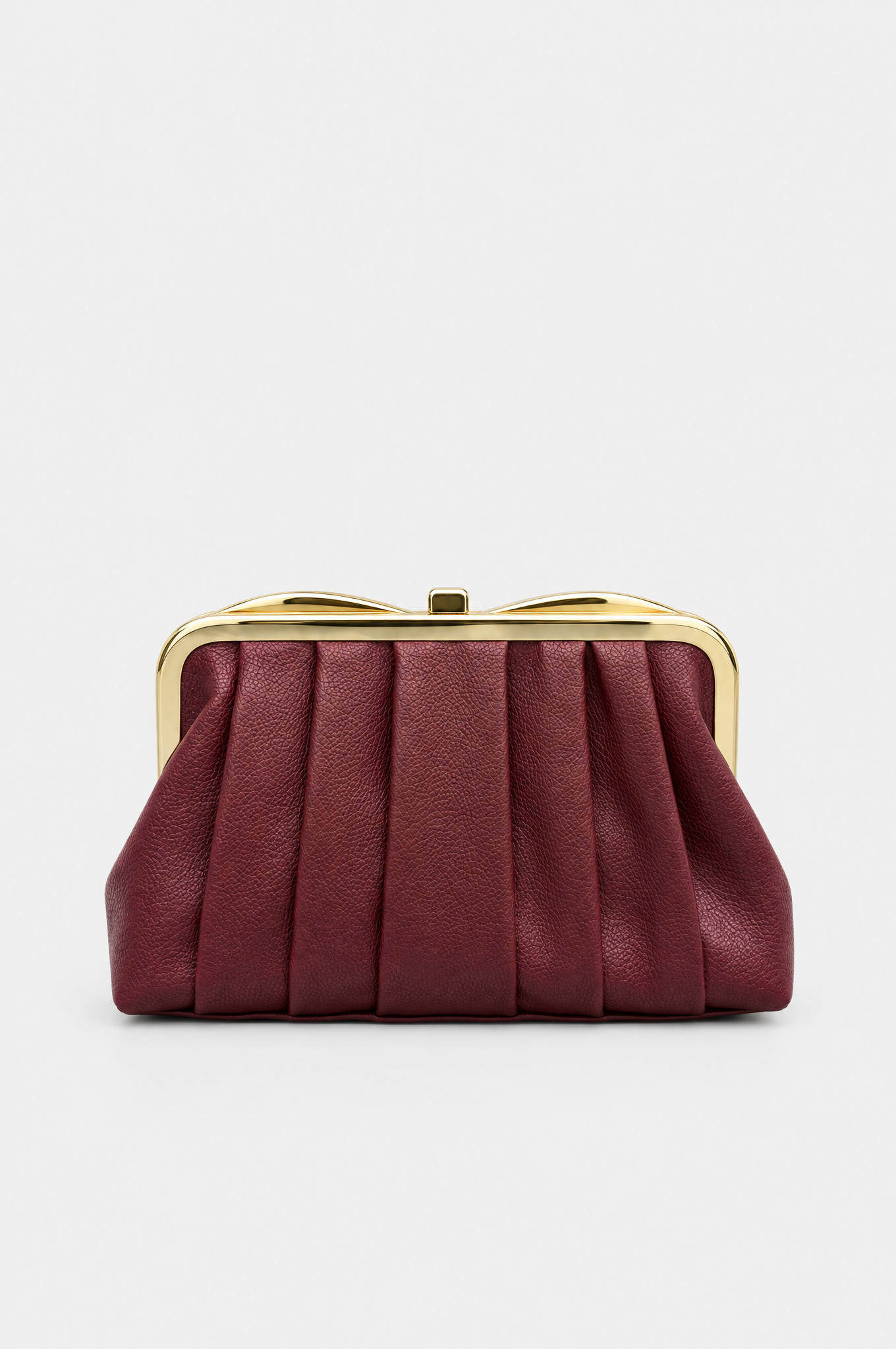 Bordeauxrote Abendtasche