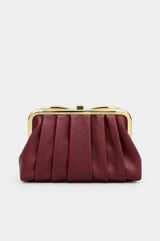 Bordeauxrote Abendtasche