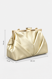 Goldene Abendtasche