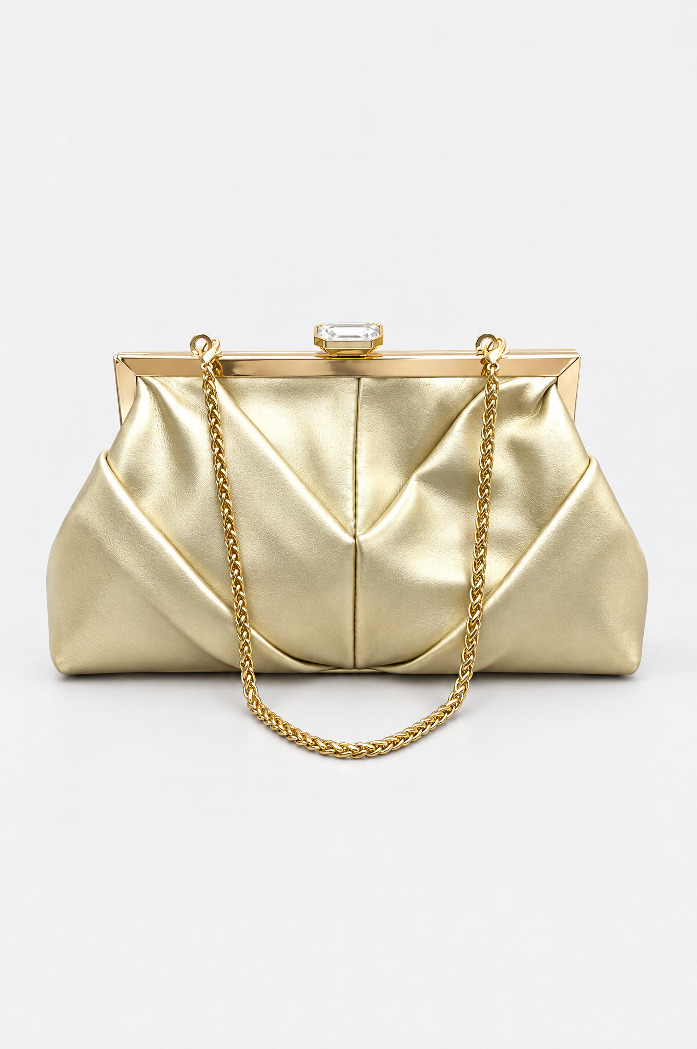 Goldene Abendtasche