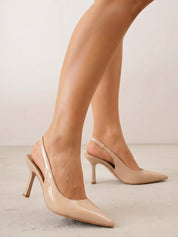 Nudefarbene Stilettos