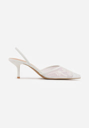 Weiße Stilettos