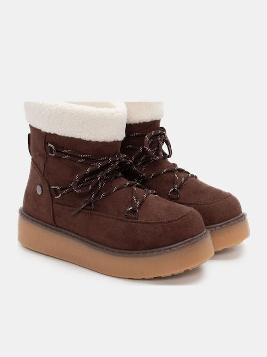 Braune Winterstiefeletten