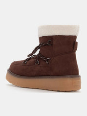 Braune Winterstiefeletten