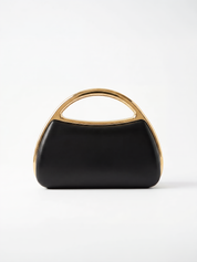 Schwarze elegante Abendtasche