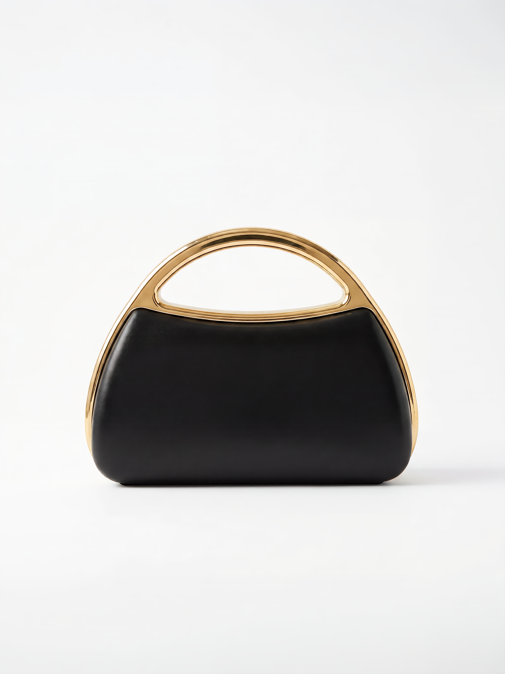 Schwarze elegante Abendtasche