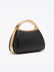 Schwarze elegante Abendtasche