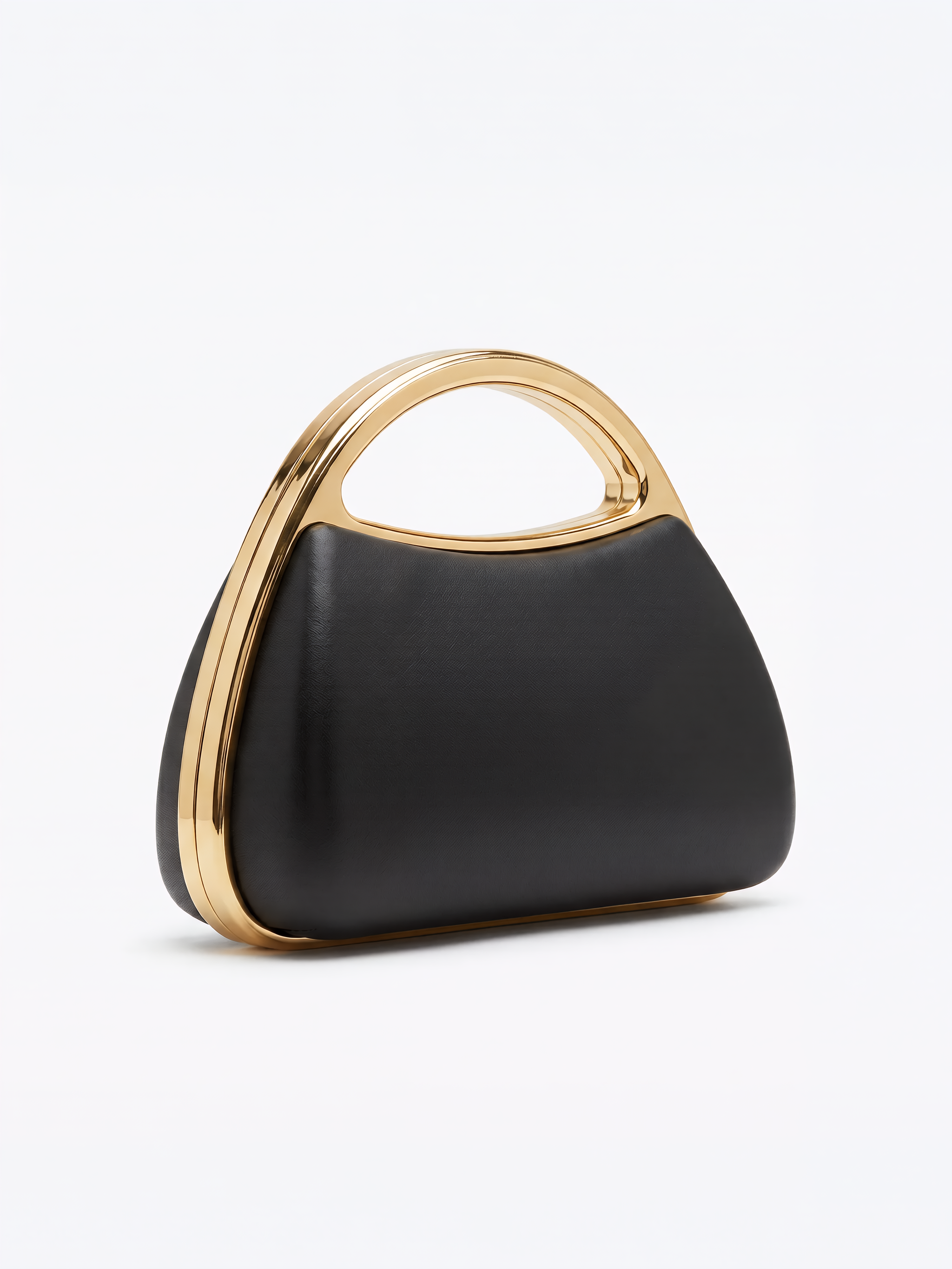 Schwarze elegante Abendtasche