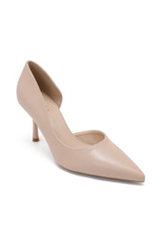Nude Pumps mit Pfennigabsatz