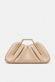 Beige Abendtasche