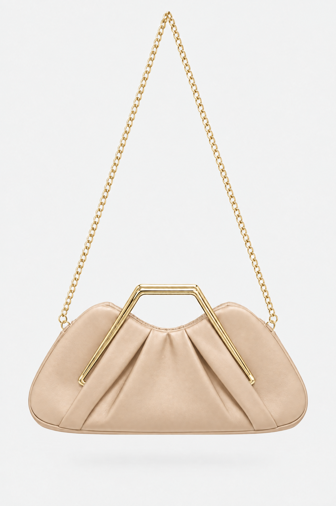 Beige Abendtasche
