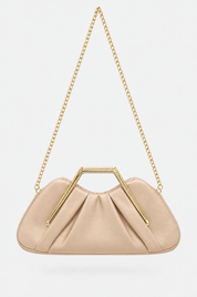Beige Abendtasche