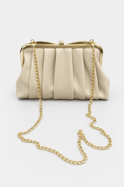 Beige Abendtasche