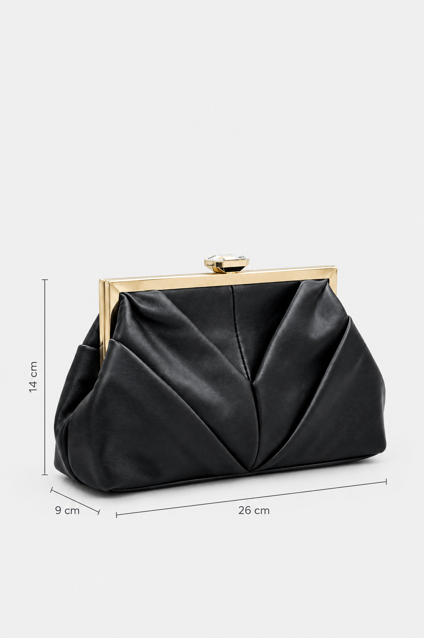 Schwarze Abendtasche