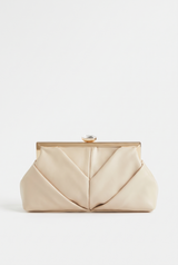 Beige Abendtasche