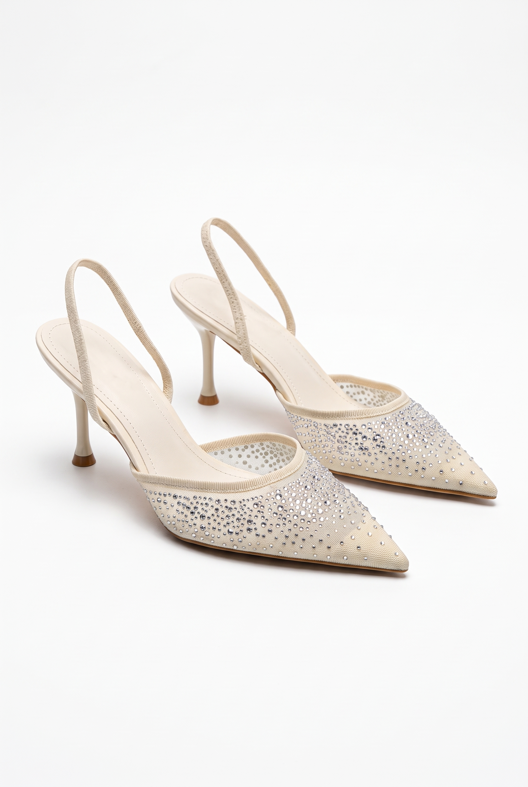 Weiße Stilettos